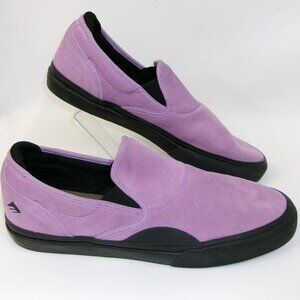 Hey Dude Emerica Wino Purple Suede Men's Skateboarding Shoes US 13